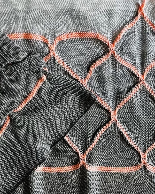 knitted baby blanket